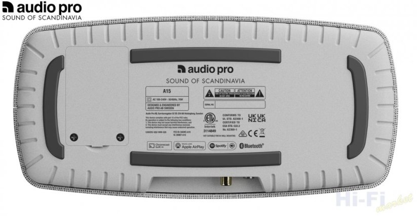 AUDIO PRO A15 světle šedá