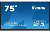 75" IIYAMA ProLite TE7512MIS-B3AG černá / IPS / 3840x2160 / 16:9 / 8ms / 1200:1 / 400cd / repro / VGA / HDMI / USB-C (TE7512MIS-B3AG)