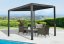 Hliníková pergola 300 x 300 cm antracit Dekorhome