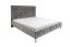 (2733) EXTRAVAGANCIA luxusní postel 180x200cm šedý samet