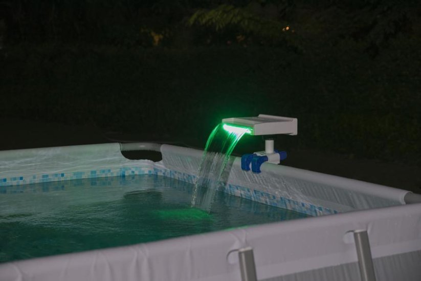 Vodopád Bestway® FlowClear™, 58619, LED osvetlenie, do vody, s adaptérom