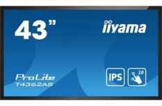 43" IIYAMA Prolite T4362AS-B1 černá / IPS / 3840x2160 / 16:9 / 8ms / 1200:1 / 500cd / repro / HDMI (T4362AS-B1)