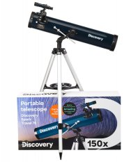 Astronomický teleskop Discovery Spark Travel 76 s knihou
