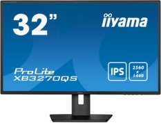 31.5" IIYAMA Prolite XB3270QS-B5 černá / IPS / 2560x1440 / 16:9 / 4ms / 1200:1 / 250cd / repro / DVI / HDMI / DP (XB3270QS-B5)