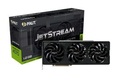 Palit RTX 4070 JetStream / 1920-2475 MHz / 12GB GDDR6X / 192bit / 1x HDMI + 3x DP / 200W (8) (NED4070019K9-1047J)