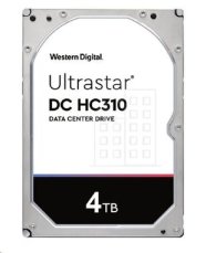 WD Ultrastar DC HC310 7K6 4TB / HDD / 3.5 SAS 12Gbs / 7 200 rpm / 512E SE P3 / 256MB cache / pre NAS (0B36048)