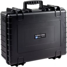 BW 6000|B|SI Outdoorový kufr typ 6000 s předřezanou pěnovou výplní Černá / Rozměry 565 x 430 x 220 mm (6000/B/SI)