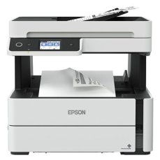 EPSON EcoTank M3170 biela / Atramentová multifunkcia čb / 1200 x 2400 dpi / skener / A4 / USB 2.0 / WiFi / Ethernet (C11CG92403)