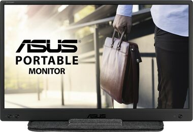 15.6" ASUS MB166B / IPS / 1920x1080 / 16:9 / 25 ms / 360 cd-m2 / 1.000:1 / USB 3.2 micro B / přenosný (90LM07D3-B02170)