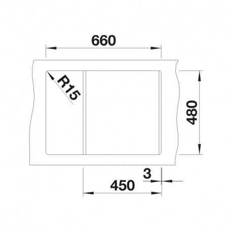 BLANCO METRA 45 S Compact antracit