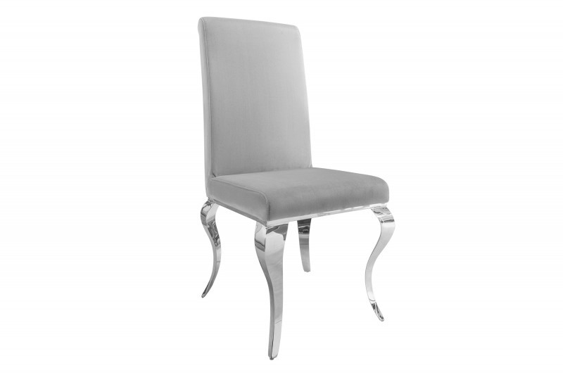(2883) MODERNO TEMPO luxusní stylová židle šedá