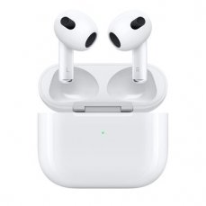 Apple AirPods (2022) 3. generace / bezdrátová sluchátka / BT 5.0 / s lighting nabíjecím pouzdrem (MPNY3ZM/A)