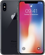 iPhone X vesmírně šedý + bezdrátová sluchátka a záruka 3 roky Uložiště: 64 GB, Stav zboží: Výborný, Odpočet DPH: NE