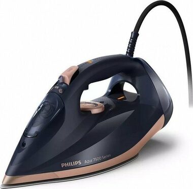 Philips Iron DST7510/80 černo-granátová / Napařovací žehlička / 3200W / SteamGlide Elite (DST7510/80)