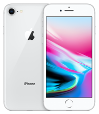 iPhone 8 stříbrný + bezdrátová sluchátka a záruka 3 roky Uložiště: 256 GB, Stav zboží: Velmi dobrý, Odpočet DPH: NE