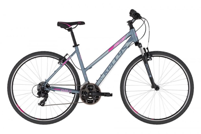 Kellys Clea 10 (Grey Pink) 2022 / 23 Průměr kol: 28" (700C), Výška rámu: (17"=43cm), Velikost rámu: S: SKLADEM