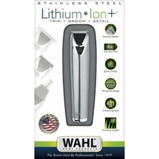 Wahl 9818-116 Stainless Steel Lithium Ion+ / multifunkční zastřihovač / Šířka čepele: 30 mm / min. 0.5mm / 4 nástavců (WHL-9818-116)