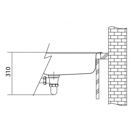 drez kuchynský FRANKE Tectonite Sirius SID 610 560x530 mm bežový 1430670894