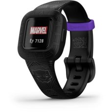 Garmin Vivofit jr. 3 Marvel Black Panther černá / Dětský fitness náramek / LCD 112x112px / Bluetooth / 5ATM (010-02441-10)