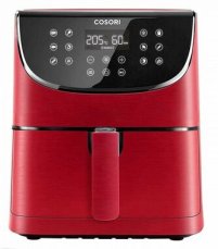 Cosori CP158- AF Premium červená / Teplovzdušná fritéza s príslušenstvom / 1700 W / 5.5 L (CP158-AF-RXR)