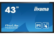 43 IIYAMA Prolite T4362AS-B1 čierna / IPS / 3840x2160 / 16:9 / 8ms / 1200:1 / 500cd / repro / HDMI (T4362AS-B1)