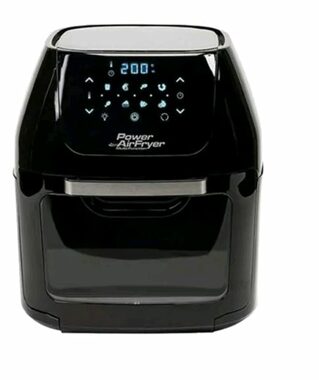 Power AirFryer Multi-Function Deluxe / Horkovzdušná fritéza / 1800 W / 8 programů / černá (M16439)