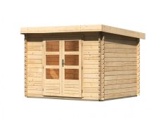 Dřevěný zahradní domek BASTRUP 4 Lanitplast Antracit