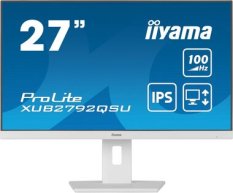 27" IIYAMA ProLite XUB2792QSU-B6 bílá / IPS / 2560x1440 / 16:9 / 0.4ms / 1300:1 / 250cd / repro / HDMI / DP (XUB2792QSU-W6)