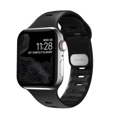 Nomad Sport Slim Strap M/L, black - Apple Watch Ultra (49mm) 8/7 (45mm)/6/SE/5/4 (44mm)/3/2/1 (42mm)