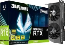 ZOTAC RTX 3060 Twin Edge / 1320-1777MHz / 12GB GDDR6 / 192-bit / 1x HDMI+3x DP / (8) (ZT-A30600E-10M)