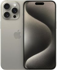 Apple iPhone 15 Pro Max 1TB Titánová prírodná / EU distribúcia / 6.7 / 1TB / iOS17 (MU7J3)