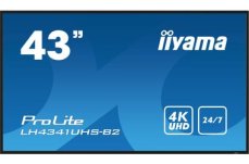 43" IIYAMA ProLite LH4341UHS-B2 čierna / IPS / 3840x2160 / 16:9 / 8ms / 1200:1 / 500cd / repro / VGA / HDMI (LH4341UHS-B2)