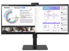 34" LG 34BQ77QC-B černá / IPS / 3440 x 1440 / 21:9 / 1000:1 / 300cd-m2 / DP+HDMI+USB-C / USB+RJ45 / repro (34BQ77QC-B)