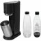 SodaStream Duo Titan / Výrobník sody / 1x plastová láhev 1 L / 1x skleněná láhev 1 L / bez CO2 plyn (SODASTREAM DUO TITAN UMSTEIGER)