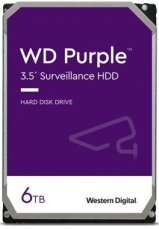 WD Purple 6TB / HDD / 3.5 SATA III / 5400 rpm / 256MB cache / 3y / pre dohľadové centrá (WD64PURZ)