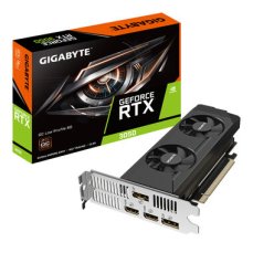 GIGABYTE GeForce RTX 3050 OC Low Profile 6GB / 1042-1477 MHz / 6GB D6 / 96-bit / 2x HDMI  2x DP / (8) 450W (GV-N3050OC-6GL)
