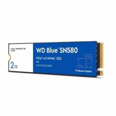 WD Blue SN580 M.2 NVMe 2TB / M.2 80mm / PCIe 4.0 x4 / TLC / R: 4150MBs / W: 4150MBs / IOPS: 600K 750K / MTBF 1.5mh (WDS200T3B0E)