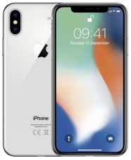 iPhone X stříbrný + bezdrátová sluchátka a záruka 3 roky Uložiště: 64 GB, Stav zboží: Výborný, Odpočet DPH: NE