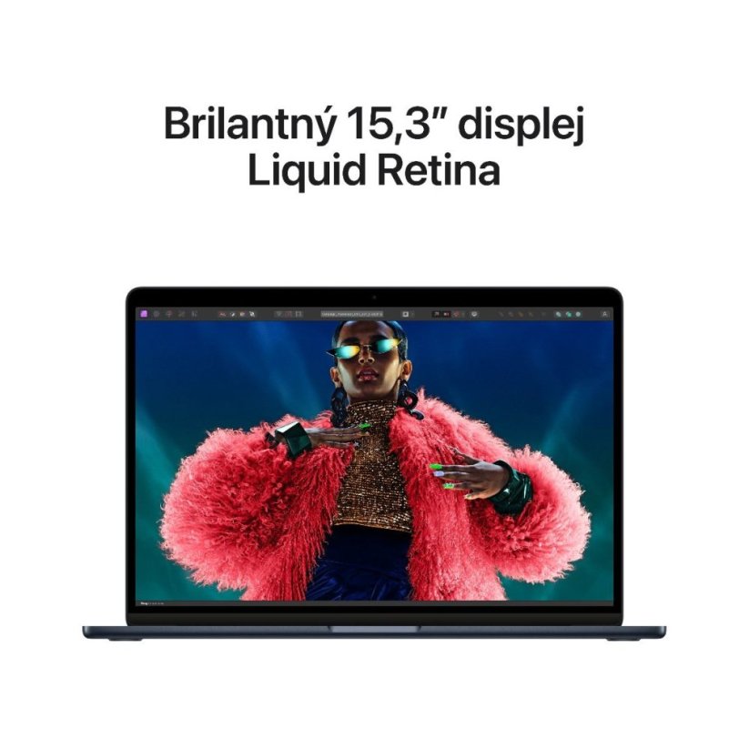 MacBook Air 15" Apple M3 8C CPU 10C GPU 8GB 512GB polnočný SK