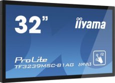 32" IIYAMA ProLite TF3239MSC-B1AG / VA / 1920 x 1080 / 16:9 / 8 ms / 500 cd / 3000:1 / VGA+HDMI+DP / USB / Dotyk (TF3239MSC-B1AG)