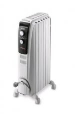 DeLonghi TRD40615 biela / Elektrický olejový radiátor / 1500 W / 3 stupne ohrevu / kolieska / termostat (110612300)