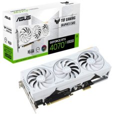 Asus TUF Gaming BTF GeForce RTX 4070 Ti SUPER White OC 16GB / 2340-2670MHz / 16GB GDDR6x / 256-bit / 2x HDMI + 3x DP (90YV0KI0-M0NA00)