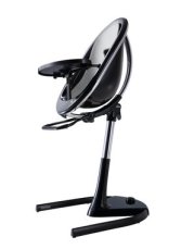 Mima Židlička Moon Black / Nosnost židličky: 45 kg / Základna: 55 × 66 cm (H104RH-BL-W)