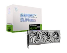 MSI GeForce RTX 4080 SUPER 16G GAMING X SLIM WHITE / 2295-2625 MHz / 16GB GDDR6X / 256Bit / 2x HDMI + 2x DP / 320W (16) (RTX 4080 SUPER 16G GAMING X SLIM WHITE)