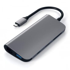 Satechi Aluminium TYPE-C Multimedia Adapter Space Gray