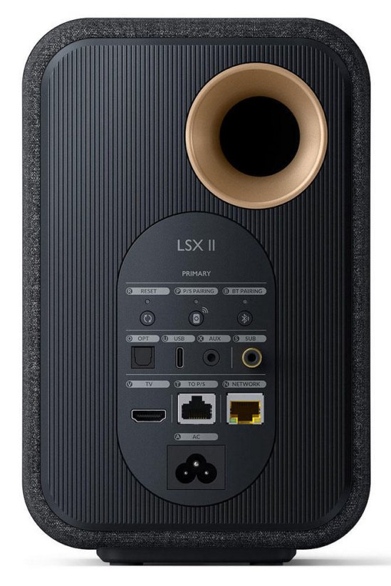 KEF LSX II Carbon Black