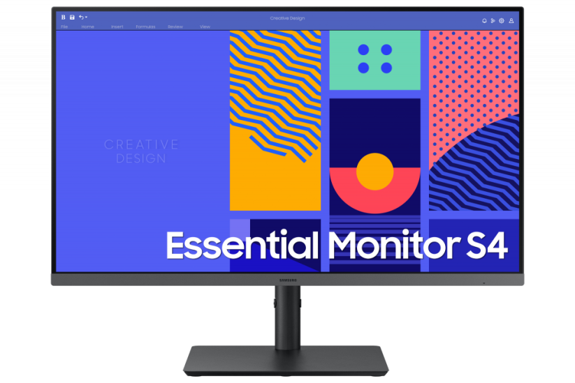 Samsung 27" Essential Monitor S4 (S43GC) Black LS27C432GAUXEN