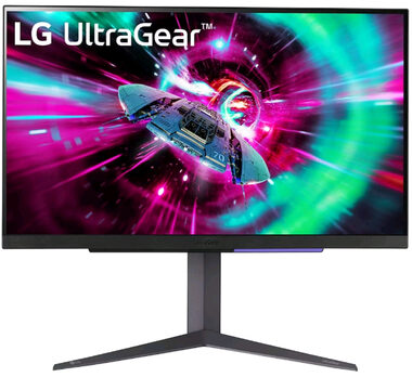 27 LG 27GR93U-B čierna / IPS / 3840 x 2160 / 16:9 / 1000:1 / 400cd-m2 / DP+HDMI / USB / Pivot / VESA / repro (27GR93U-B)