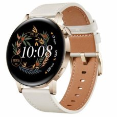 Huawei Watch GT 3 42 mm Elegant White Leather  / 1.32" AMOLED / 466 x 466 px / GPS / BT / 5 ATM / Android  iOS (55027150)