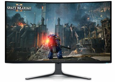 31.6" DELL AW3225QF Alienware curved bílá / OLED / 3840x2160 / 16:9 / 0.03ms / 1000000:1 / 1000cdm2 / HDMI / DP / USB-C (210-BLLV)